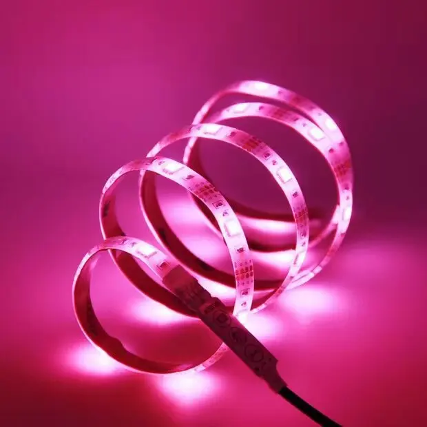 5 В USB силовая Светодиодная лента светильник RGB 5050 SMD HD ТВ Настольный ПК экран