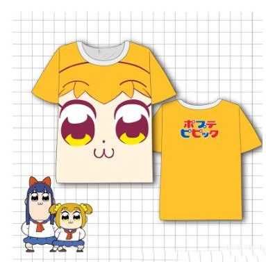 Новая мужская футболка с аниме надписью &quotPOP TEAM EPIC&quot летняя хлопковая коротким