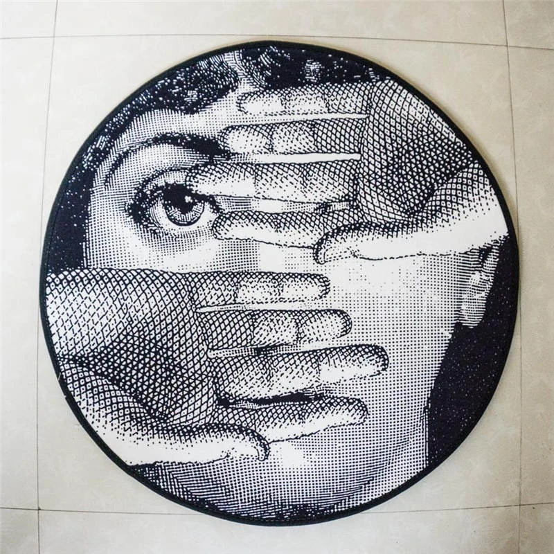 Fornasetti круглый коврик классическая красота лица ковер для гостиной спальни