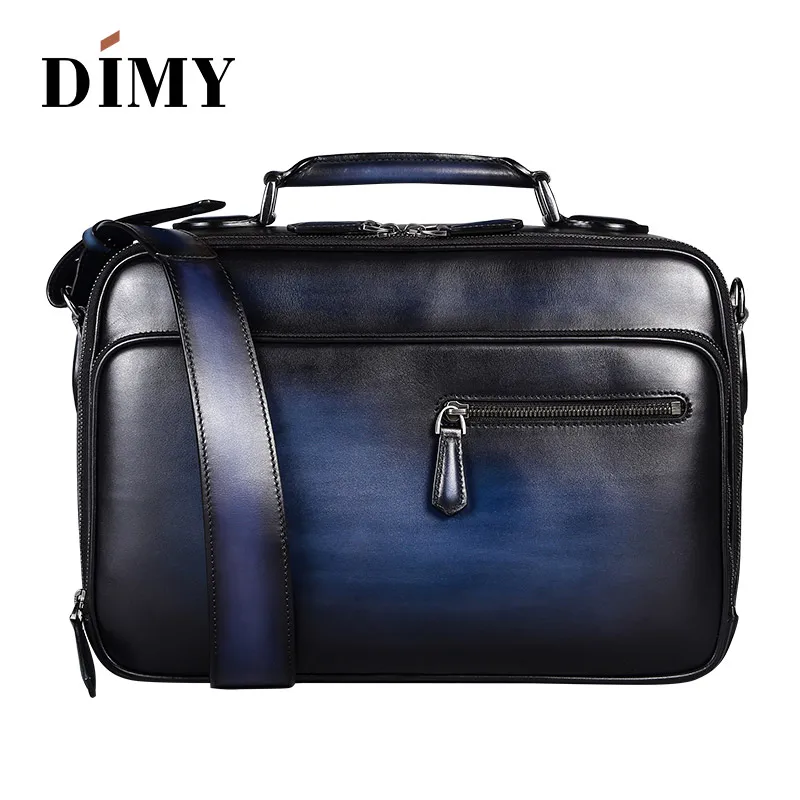 DIMY итальянские сумки-мессенджеры из коровьей кожи Мужская Наплечная Сумка