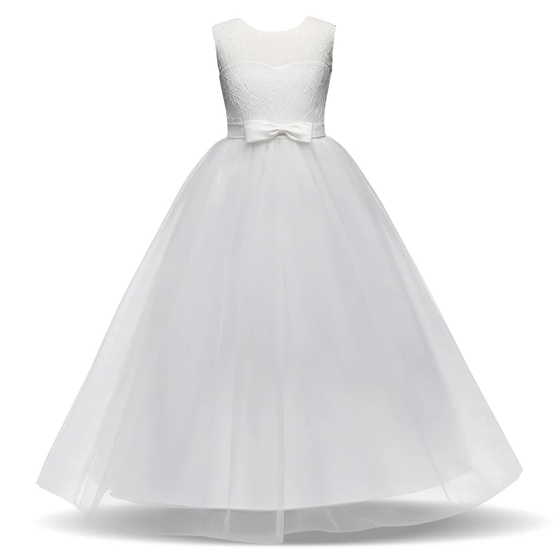Flower Girls Dress for Wedding and Party Dresses Kids Bridesmaid Princess Girl Clothes Children Teenage Clothing 14 Yrs | Детская одежда