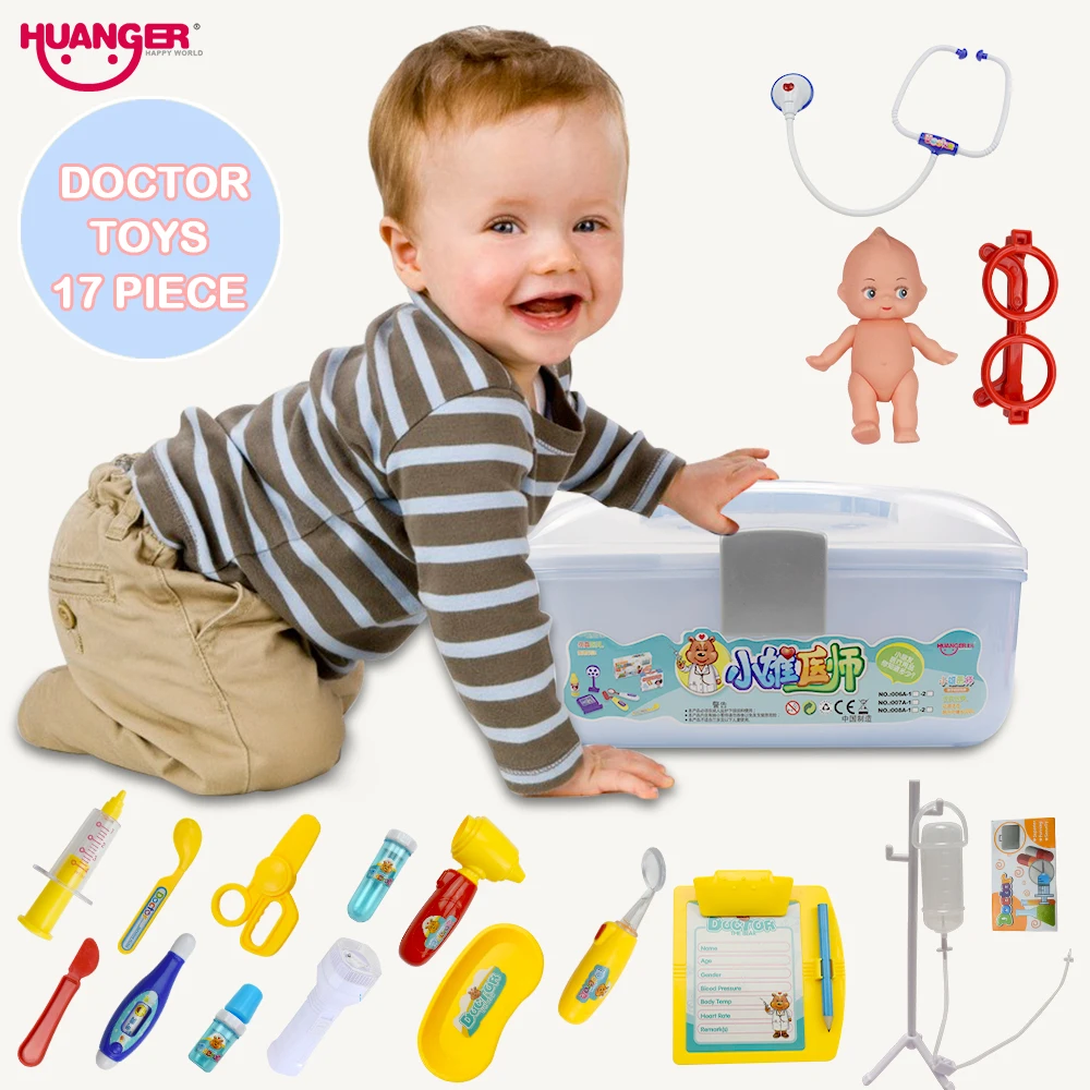 Huanger Doctor Play Набор игрушек Doctora Juguetes для детей медицинский набор Детская обучающая