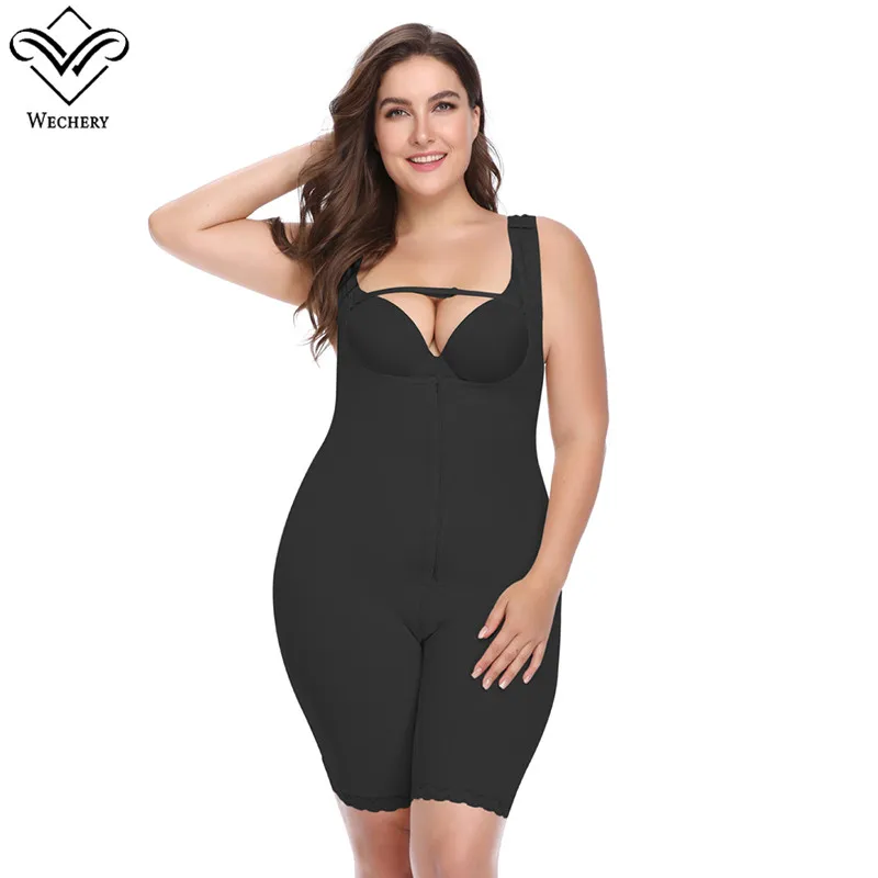 Wechery S 6XL белье боди с открытой промежностью женские Форма r полной длины