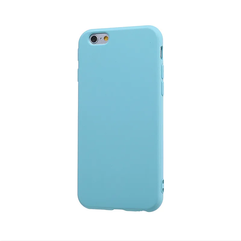 Fashion Simple Candy Color Matte Soft TPU Slim Coque Back Cover for IPhone 8 X Silicone Phone Case Shell Capa iphone plus |