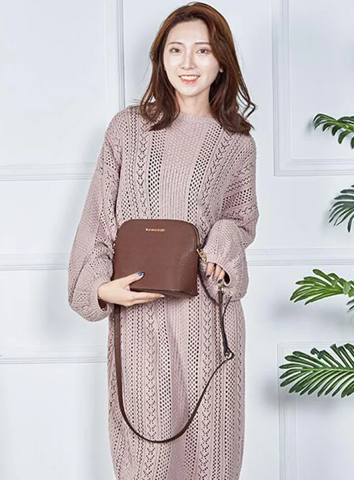 Newly Arrived Fashion Plaid Handbags High quality PU Leather Women bag Simple Wild Chain Tote Shoulder bags Crossbody bag