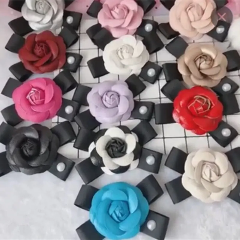 5 шт многоцветный кожаный цветочный дизайн для рукоделия аксессуары домашняя