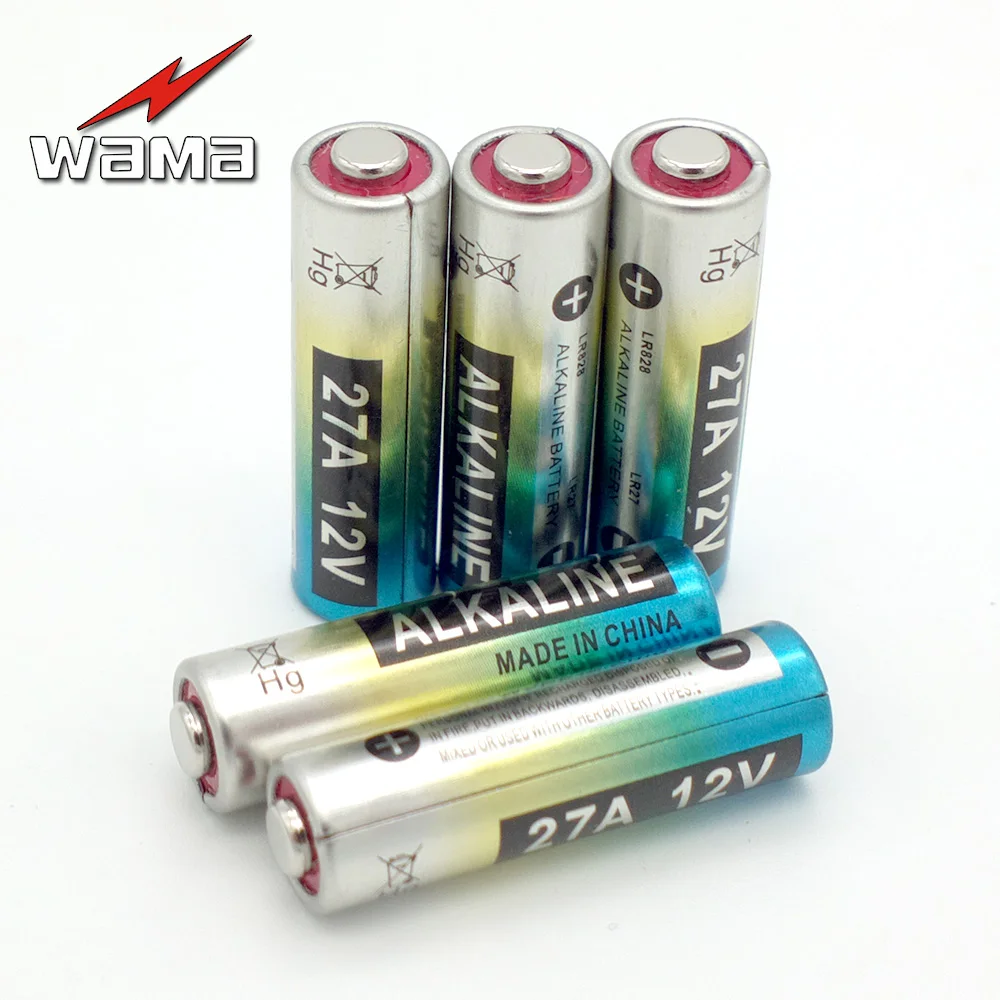 50 шт/ящик Новый Wama щелочные батареи 12V 27A главным образом высушите аккумуляторы A27