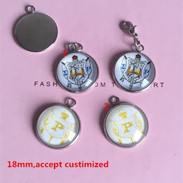 Горячие SGR Crest стали Шарм 18 мм для DIY Ручная изготовления ювелирных изделий Sigma Gamma rho Щит Аксессуары OPC066 custom.10pcs/лот