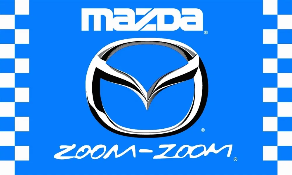 

Флаг гоночного автомобиля Mazda, 90, 150 см, 01