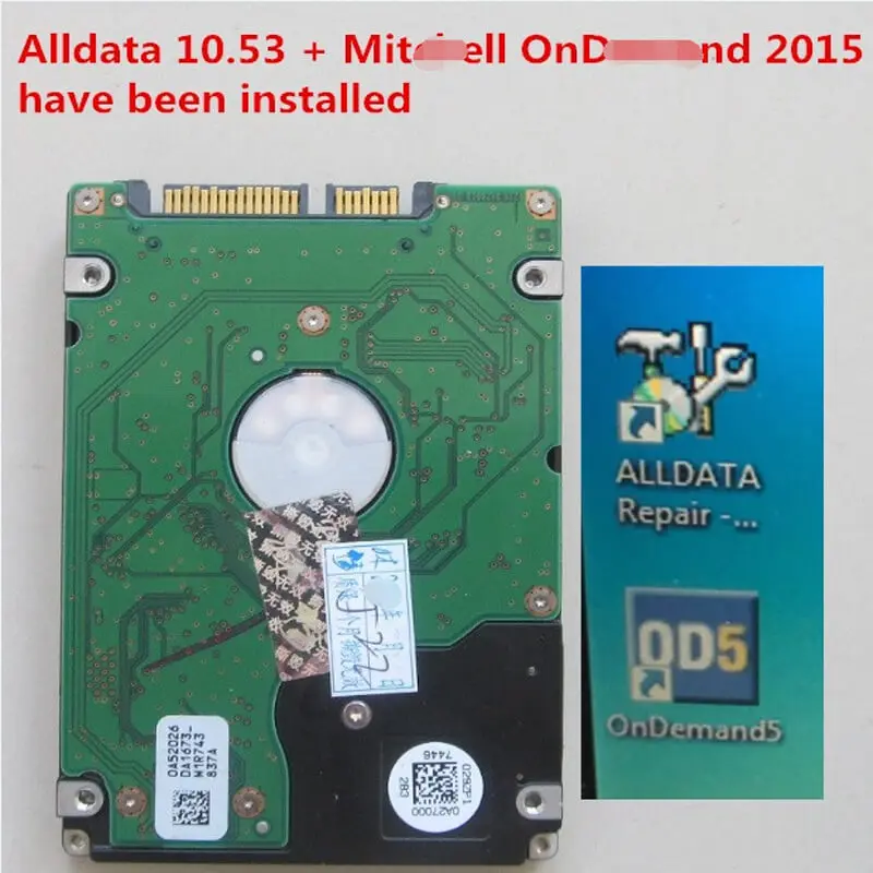 Ноутбук Dell D630 4GB plus 750G HDD программное обеспечение для ремонта автомобиля Alldata V10.53 +