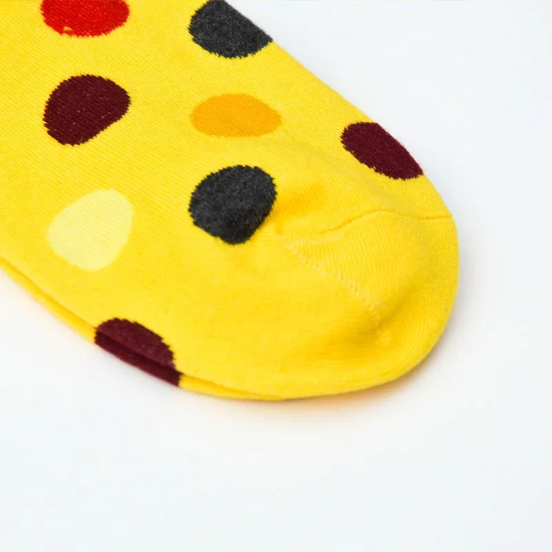 [COSPLACOOL]9 цветов цветные красивые носки в британском стиле горошек унисекс для