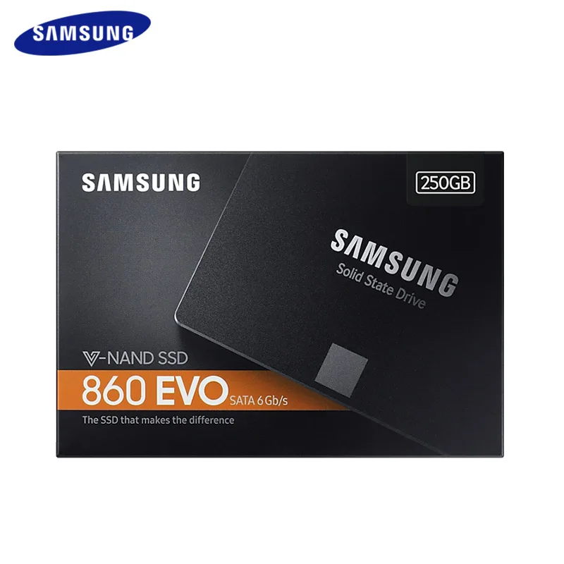 Внутренний твердотельный накопитель SAMSUNG 860 EVO SSD 250 ГБ 500 жесткий диск