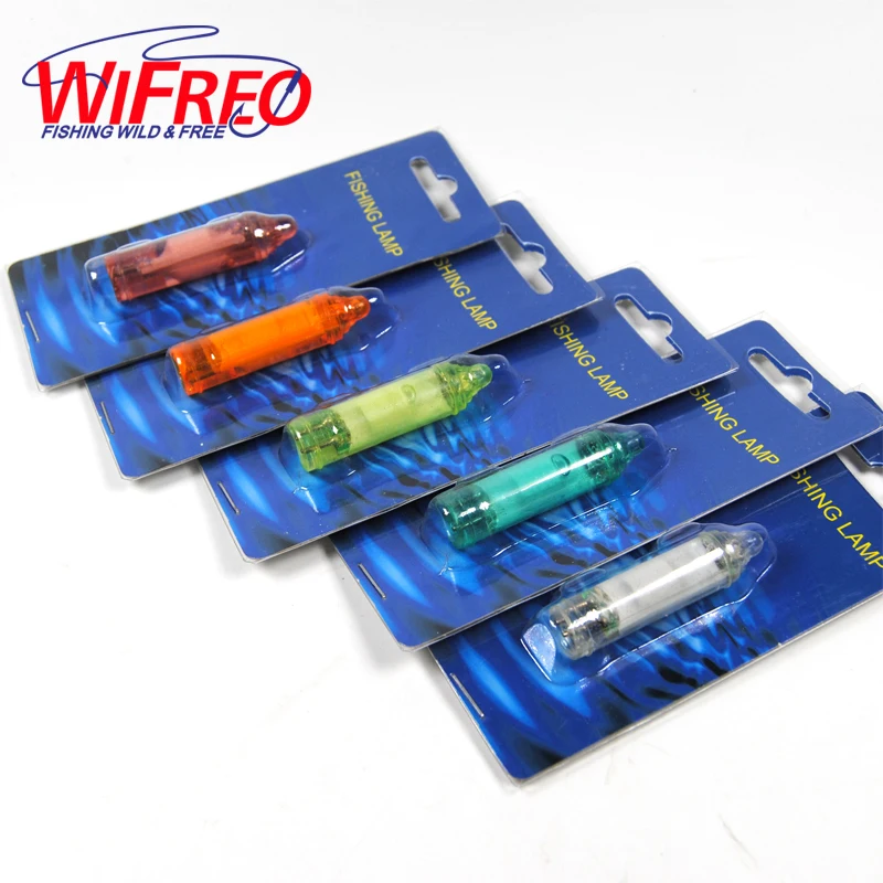 Wifreo 5 шт мини подводная рыбалка лампы мигающий светодиодный осьминог приманка