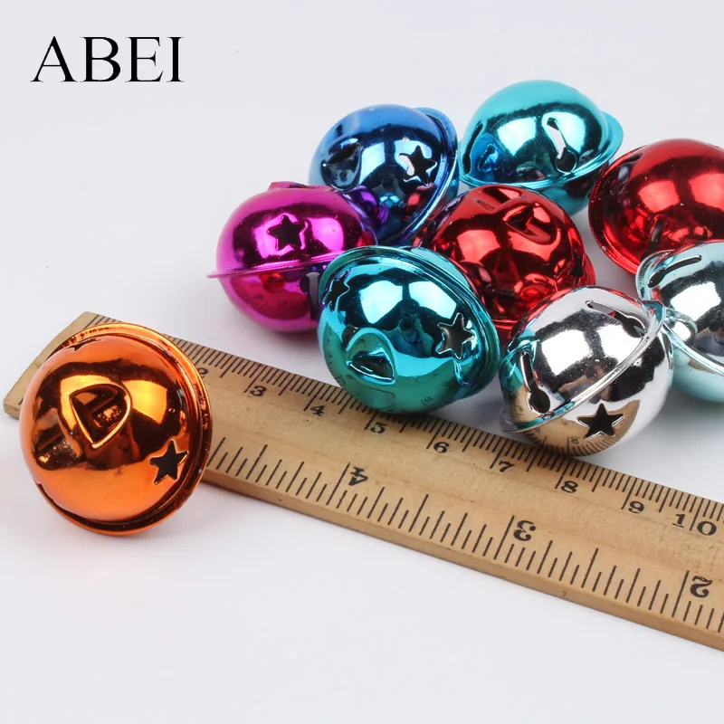 3cm 10pcs mix colors Gingle Bells DIY Pets Toys Jewelry Findings Handmade Pendants Craft bell supplier | Дом и сад