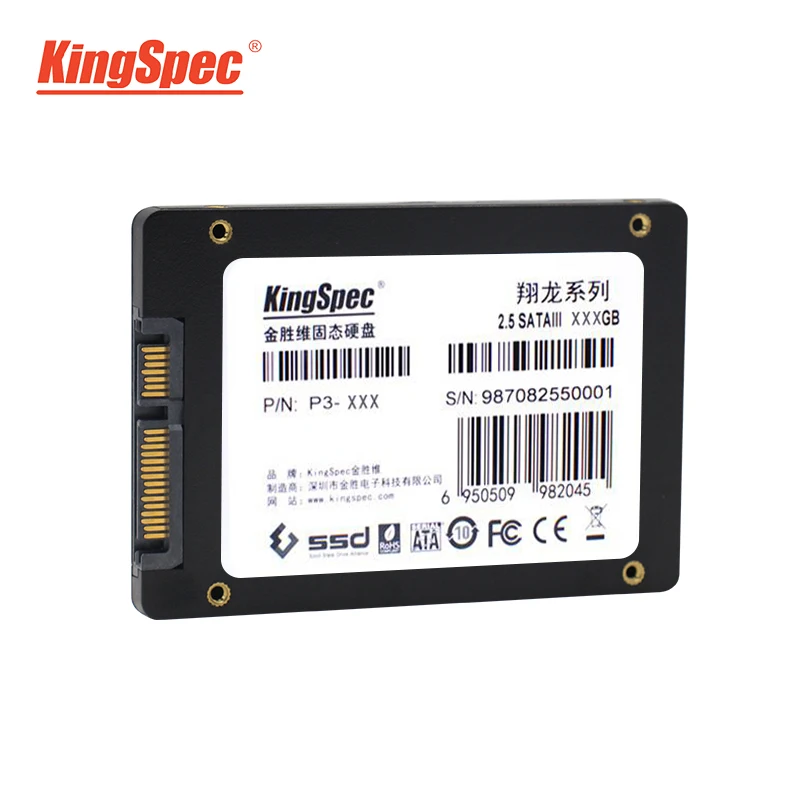 KingSpec Накопитель SSD 2 5 SATA III Жесткий диск sdd 120 ГБ 240 480 Гб hd твердотельный накопитель