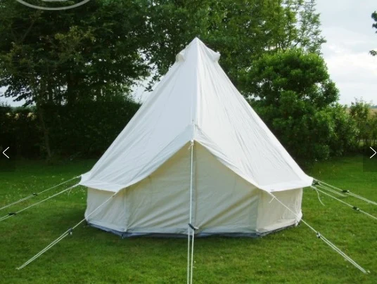 Glamping праздник 4 сезон водонепроницаемый холст ткань Колокольчик палатка для famliy кемпинг - Цвет: 3m cotton bell tent