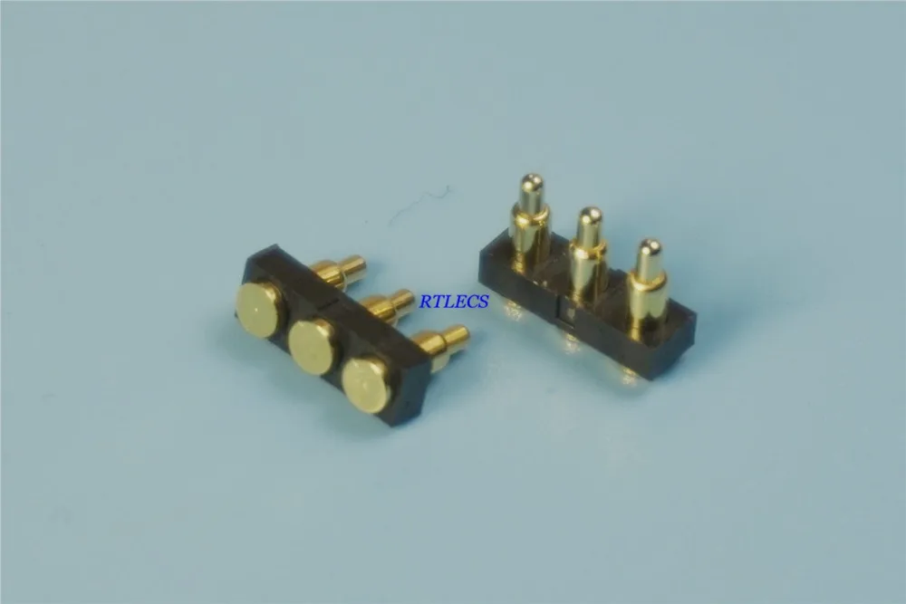 Пружинный контактный разъем pogo 10 шт. 3 шаг 2 54 мм поверхностное крепление PCB SMT