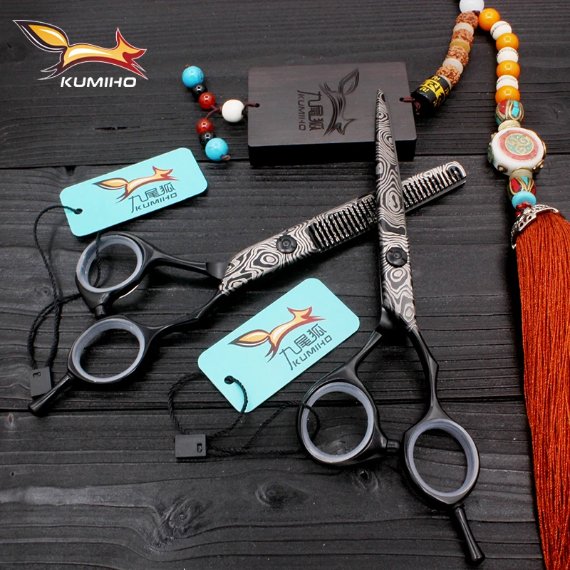 KUMIHO DMS-60 японские ножницы из нержавеющей стали 440C 6 дюймов для стрижки волос и