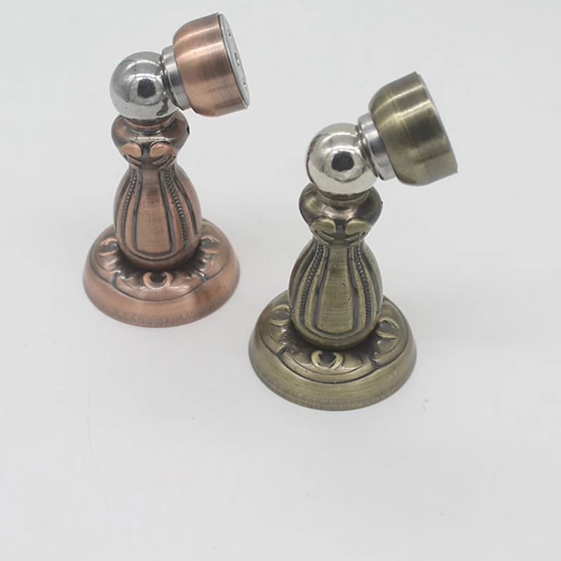 Магнитный держатель стопор для дверей в стиле ретро бронзовая фурнитура