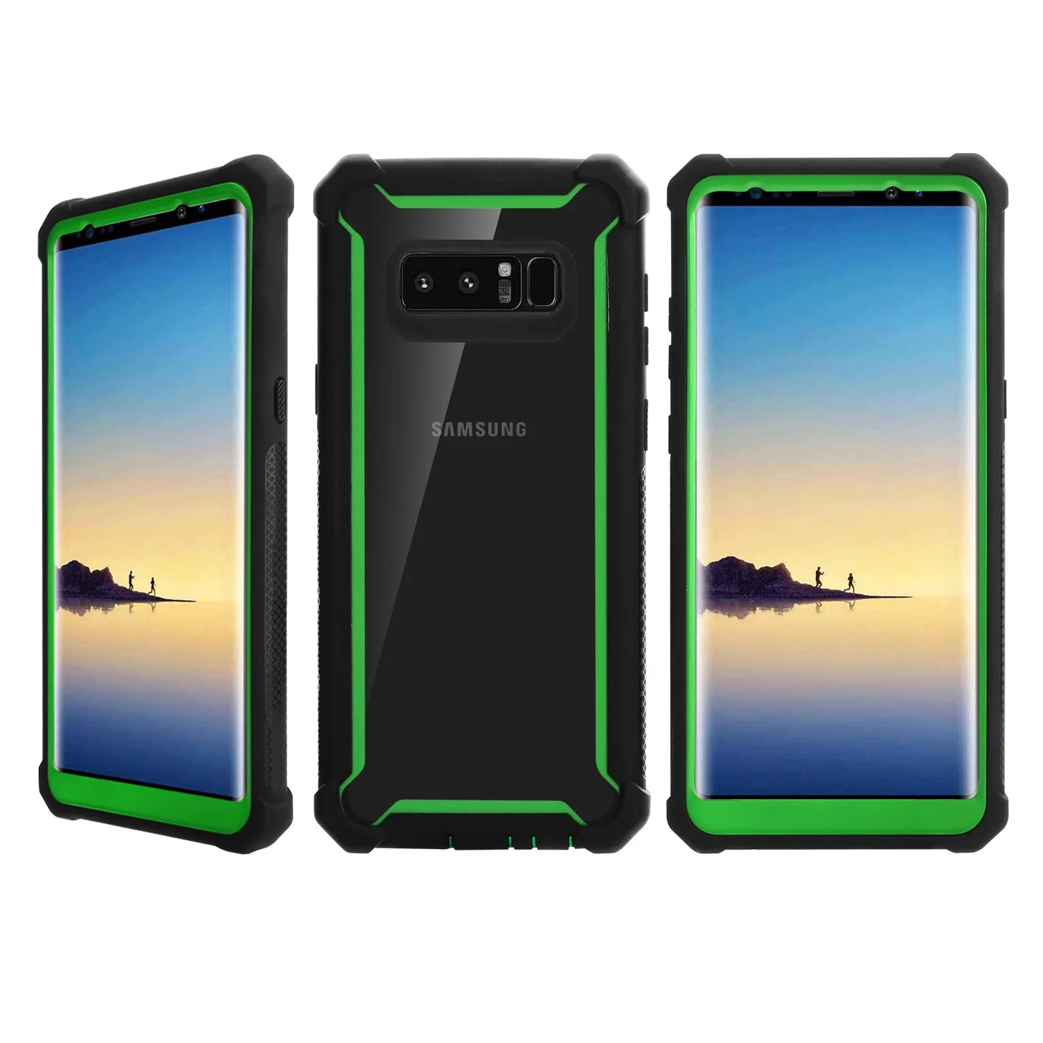 Противоударный прозрачный чехол накладка для Samsung Galaxy S10 S10Plus S10Lite S9 S8 360 защитный