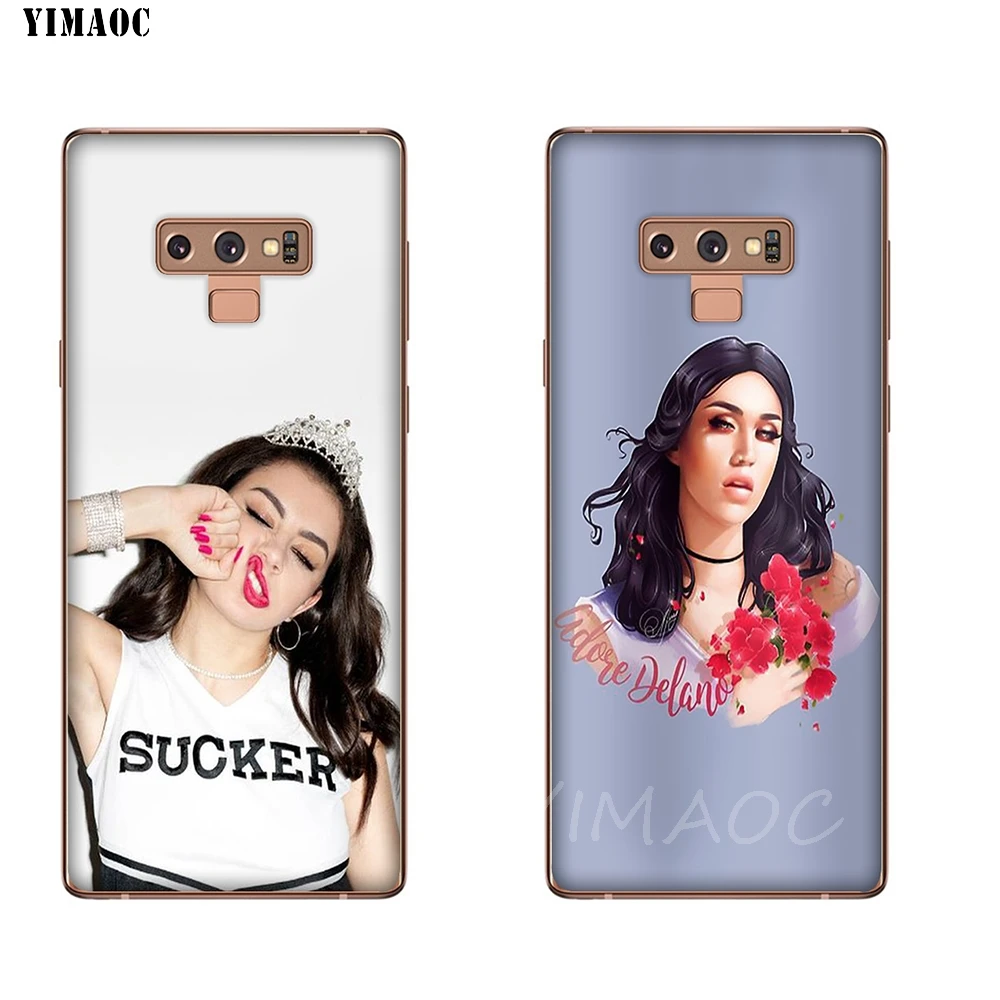 YIMAOC Charli XCX Soft TPU Case for Galaxy j3 j5 j6 j7 A5 2016 2017 A6 A9 2018 Note 8 9 S7 edge S8 S9 S10 Plus S10e Cover |