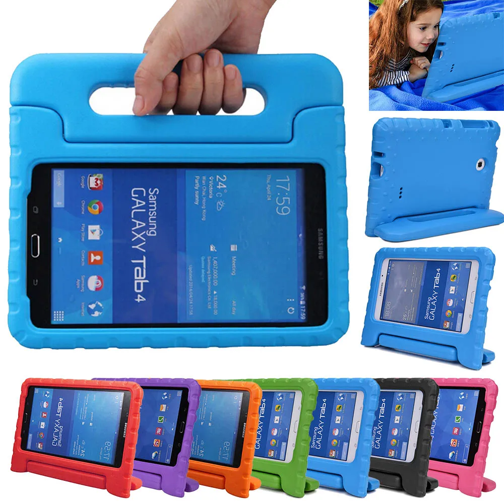 Eagwell детский противоударный чехол с ручкой и подставкой для samsung GALAXY Tab 4, 8 дюймов, T330, T331, EVA Foam, защитный чехол для планшета