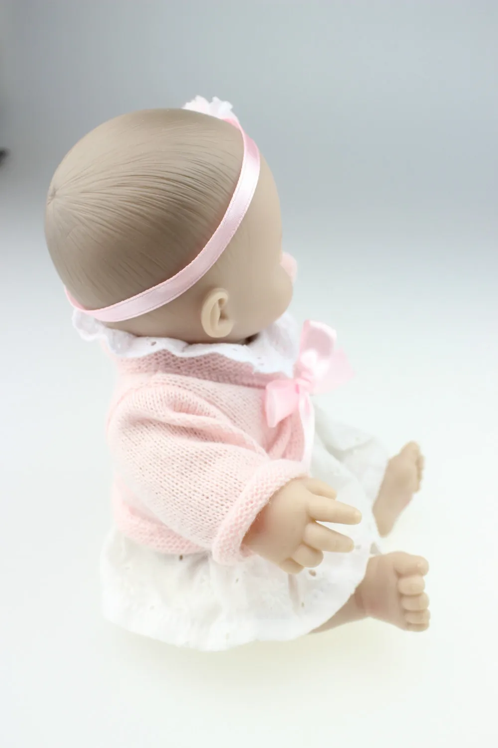 Миниатюрная двойная кукла милая маленькая силиконовая виниловая Babydoll детские