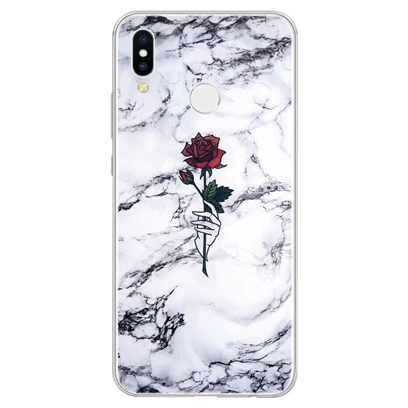 dls1rose Для чехлов из ТПУ мрамор бампера Huawei Honor 8 8C 9 10 Lite 10i V9 играть 8A вид 10 20 4C 4X 5C 5X 6A 6C 6X7 7C 7A Pro 7X для Honor 8X чехол - Цвет: dls1rose