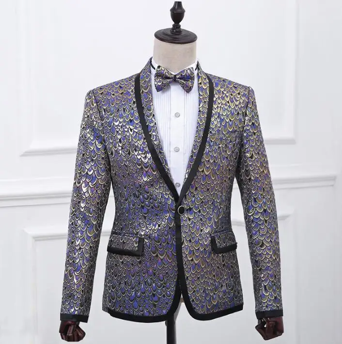 Блейзер Scarlet с цветами мужское официальное платье новейший дизайн пальто и брюки