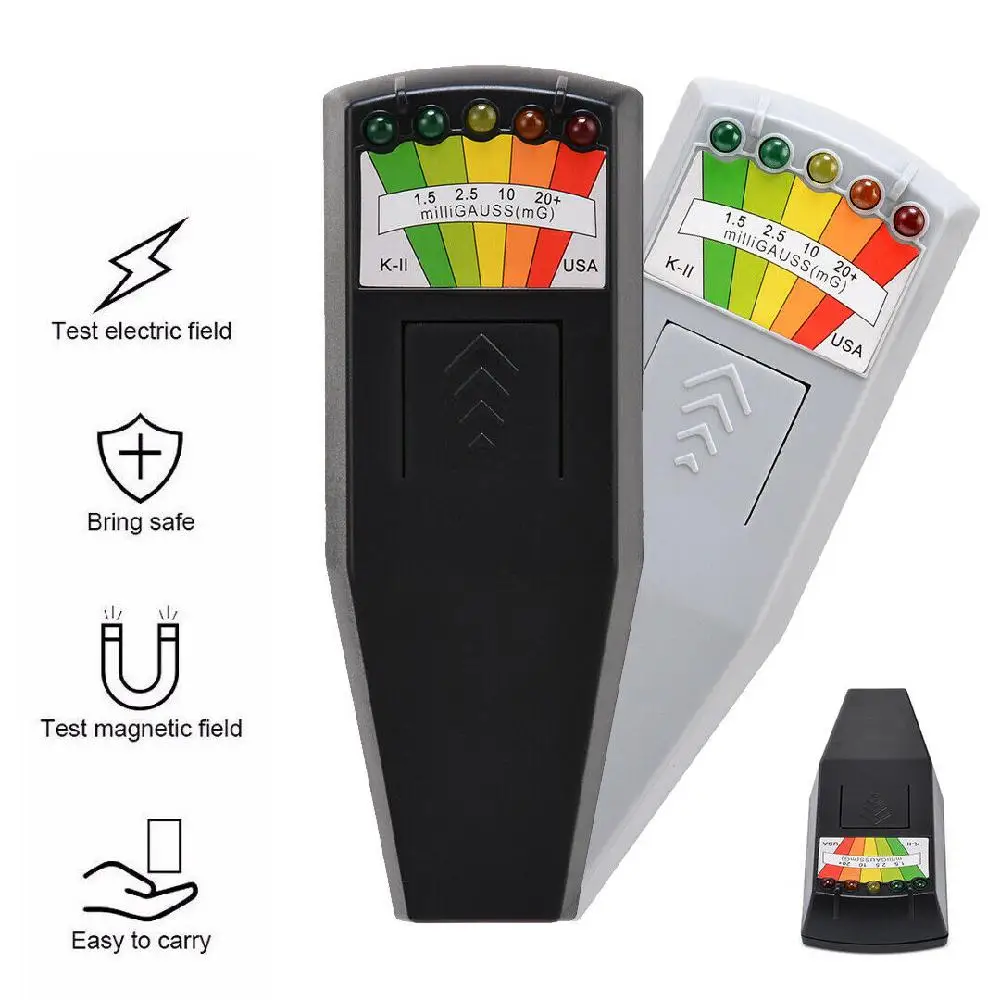 KII K2 LED EMF Meter Magnetic Field Detector Ghost Hunting Paranormal Equipment Tester