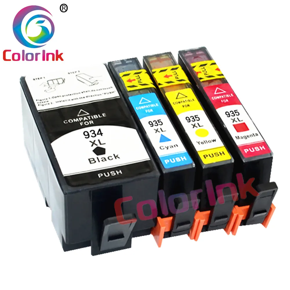 Чернильный картридж ColorInk 4PK 934XL 935XL для HP Officejet pro 6230 6830 6835 6812 6815 6820 чернила
