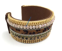 new european jewelry suppliers handmade weaving bracelet metal gypsy bracelet tibetan bangle for women