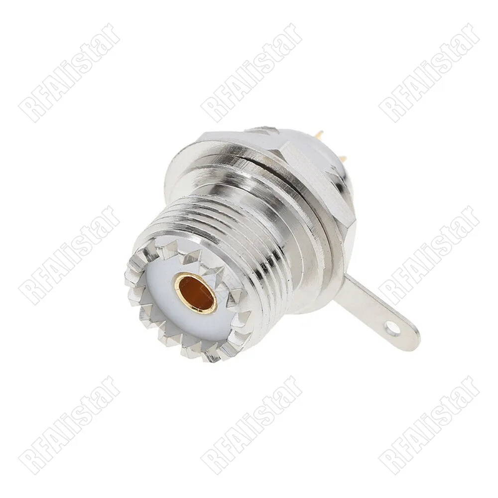 UHF Переднее Крепление гнездовая перегородка с паяльной чашкой палубный зажим