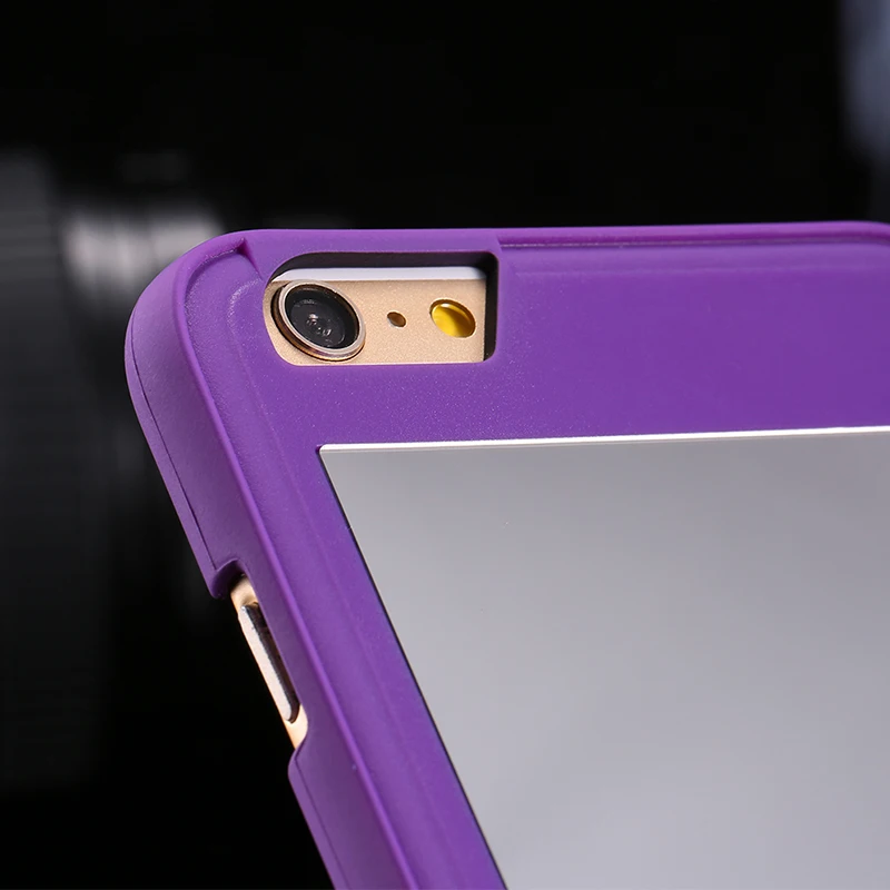 For iPhone 5 5s SE Case Wallet Mirror Cover S 5G Makeup PC Leather Pouch Dual Layer Card Slot Shell Celular |