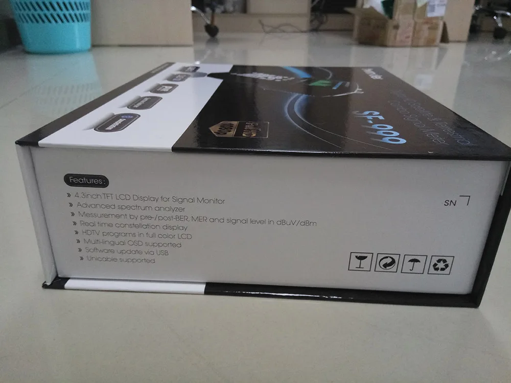 Twinkler SF-999 PRO HD Combo сигнал Finder метр с 4,3 дюймов ЖК-дисплей Экран DVB-S2 DVB-T2 DVB-C анализатор спектра CCTV Камера