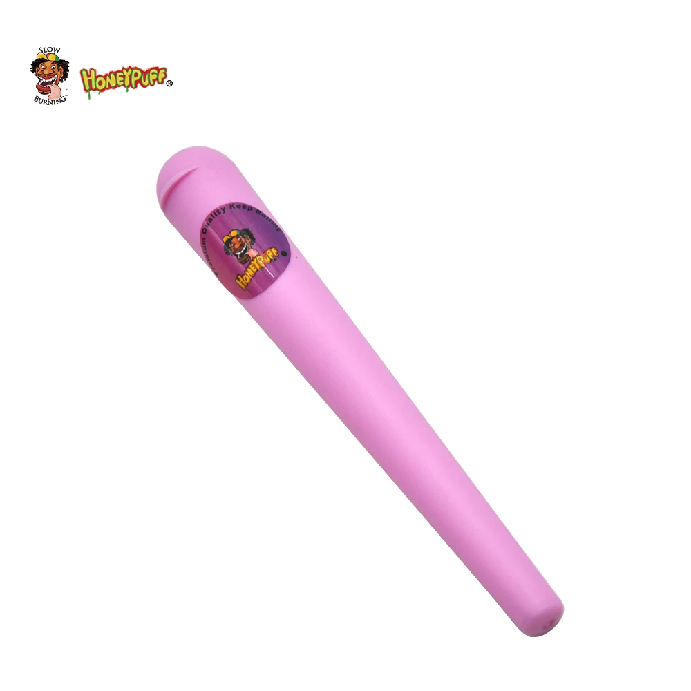 

HONEYPUFF Plastic King Size Doob Tube 118 MM Vial Waterproof Airtight Smell Proof Odor Cigarette Solid Storage Sealing Container