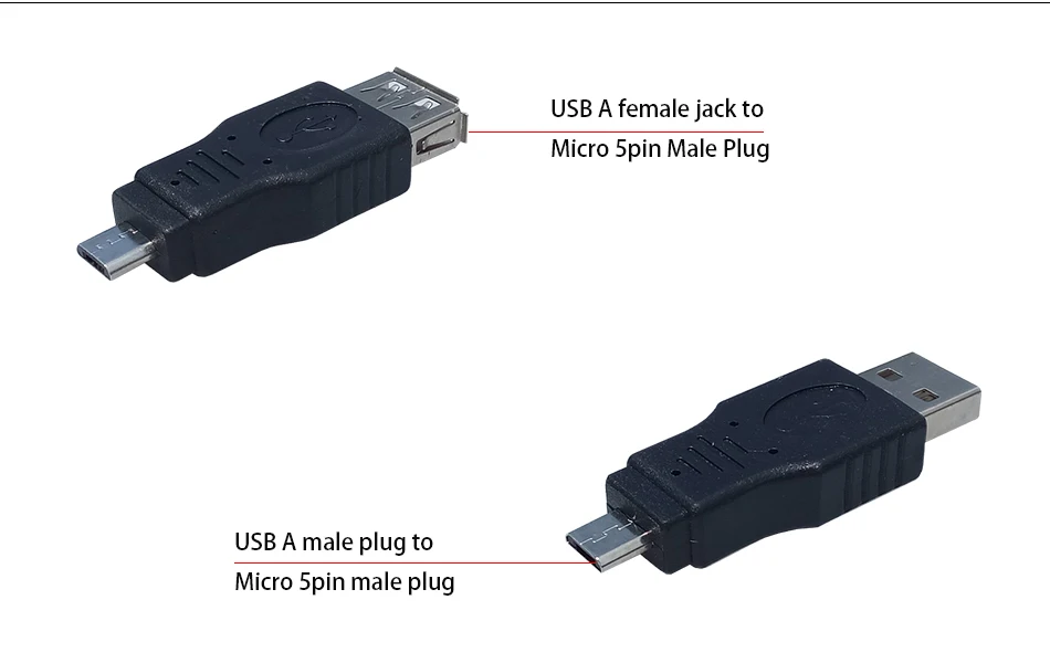 10 шт./1 комплект Micro USB разъем смешанный USB AM к AF Micro/Mini 5pin AF AM адаптер для samsung lenovo huawei zte htc Xiaomi