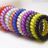 10pcs Gum For Hair Accessories Hair Ring Rope Traceless Women Gum Elastic Hair Bands For Women Gum Telephone Wire Scrunchy