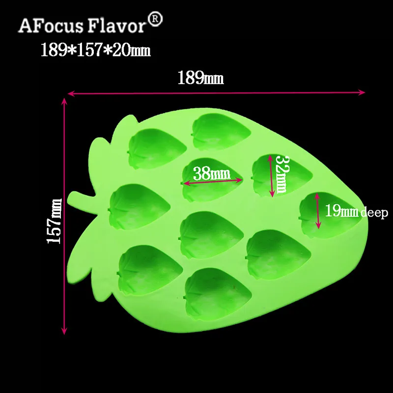 1 шт. клубничное мыло форма для шоколада торта силиконовая формовочный