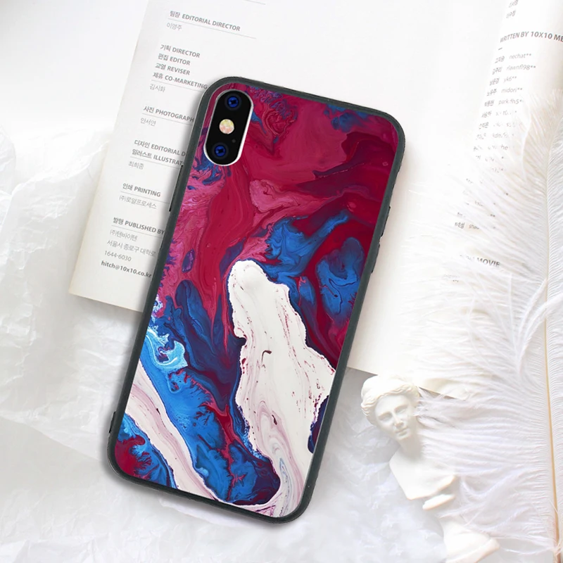 Винтажный чехол для телефона с абстрактным цветочным рисунком iPhone 5 SE XS MAX XR 6 6S Plus