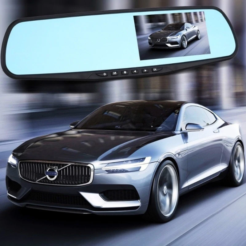 VMI Night Vision Car Dvr Camera Rearview Mirror Digital Video Recorder Auto Camcorder Dash Cam FHD 1080P dual lens DVR | Автомобили и