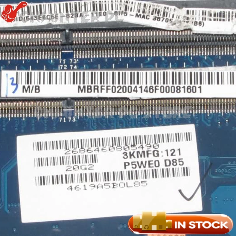 NOKOTION MB.RFF02.004 MBRFF02004 для ноутбука Acer aspire 5750 5750G NV57 материнская плата P5WE0 LA 6901 HM65 DDR3 GT520M