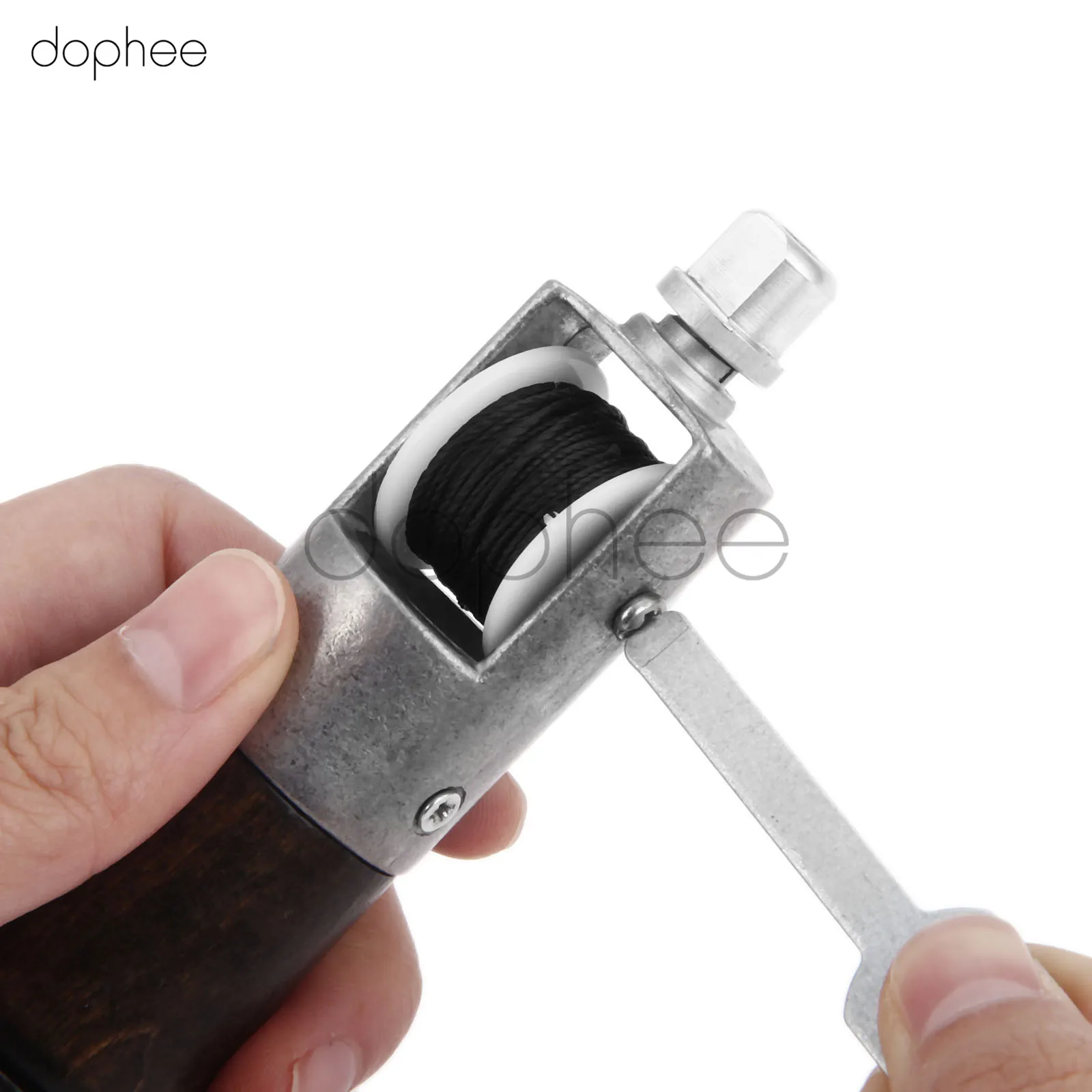 Dophee инструмент для шитья кожи DIY ручная швейная машина вощеная нить для кожаного ремесла край ремень со строчкой полоски обувной инструмент