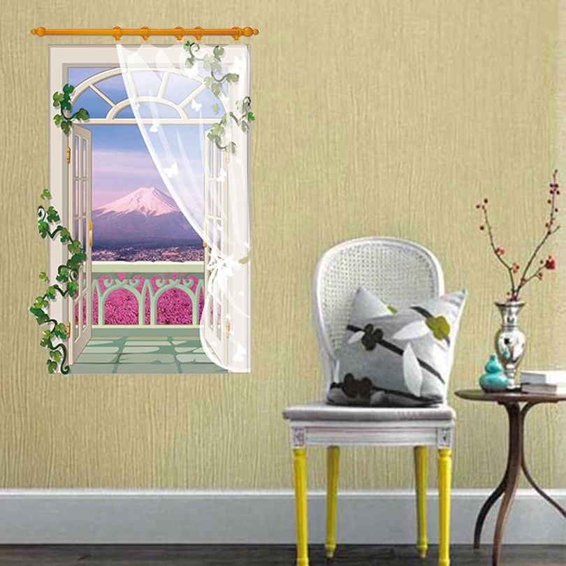 3D Happy забавные наклейки на стену с трехмерной аппликацией в виде бытовое