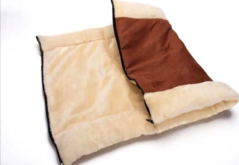 Dual Use Soft Polar Fleece Pet Mat Winter Warm Nest Cat Small Dog Puppy Kennel Bed Sofa Sleeping Bag House Cave | Дом и сад