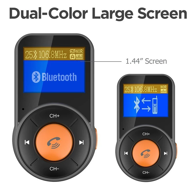 Bluetooth fm передатчик автоматическое сканирование беспроводной радиоадаптер с