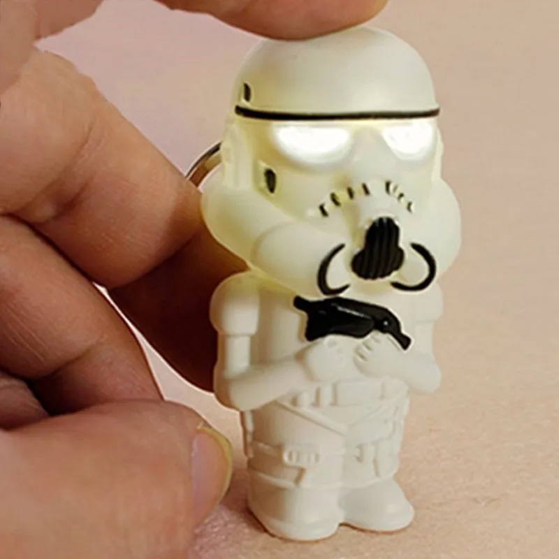 2016 Звездные Войны Пробуждение силы светодиодный фонарик-брелок Дарт Вейдер