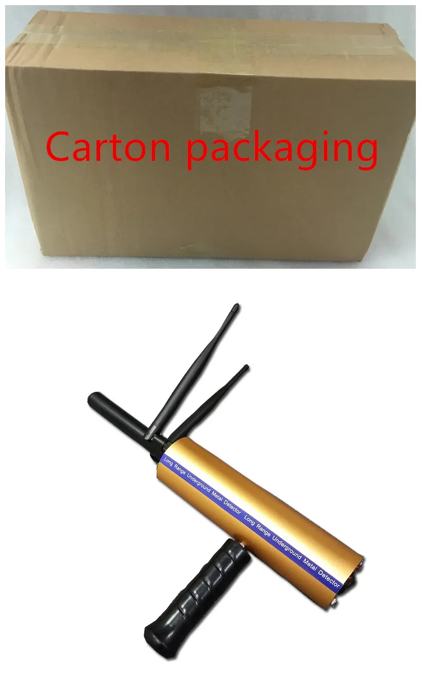 Carton packaging Новая версия профессиональный АКС дальний металлоискатель для охотника за золотом лучшие продажи АКС металлоискатель оборудование искатель сокровища - Цвет: Carton packaging