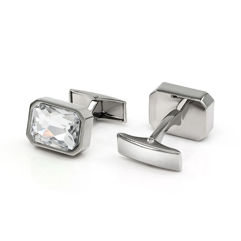 Роскошные брендовые запонки Kemstone 2018 мужские с мозаикой из кристаллов ювелирные