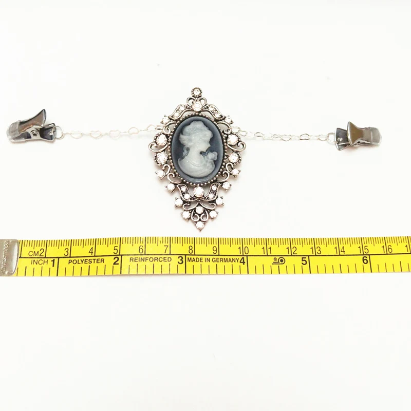 Женский кардиган Rhinstone Cameo заколка для свитера брошь булавка винтажное женское